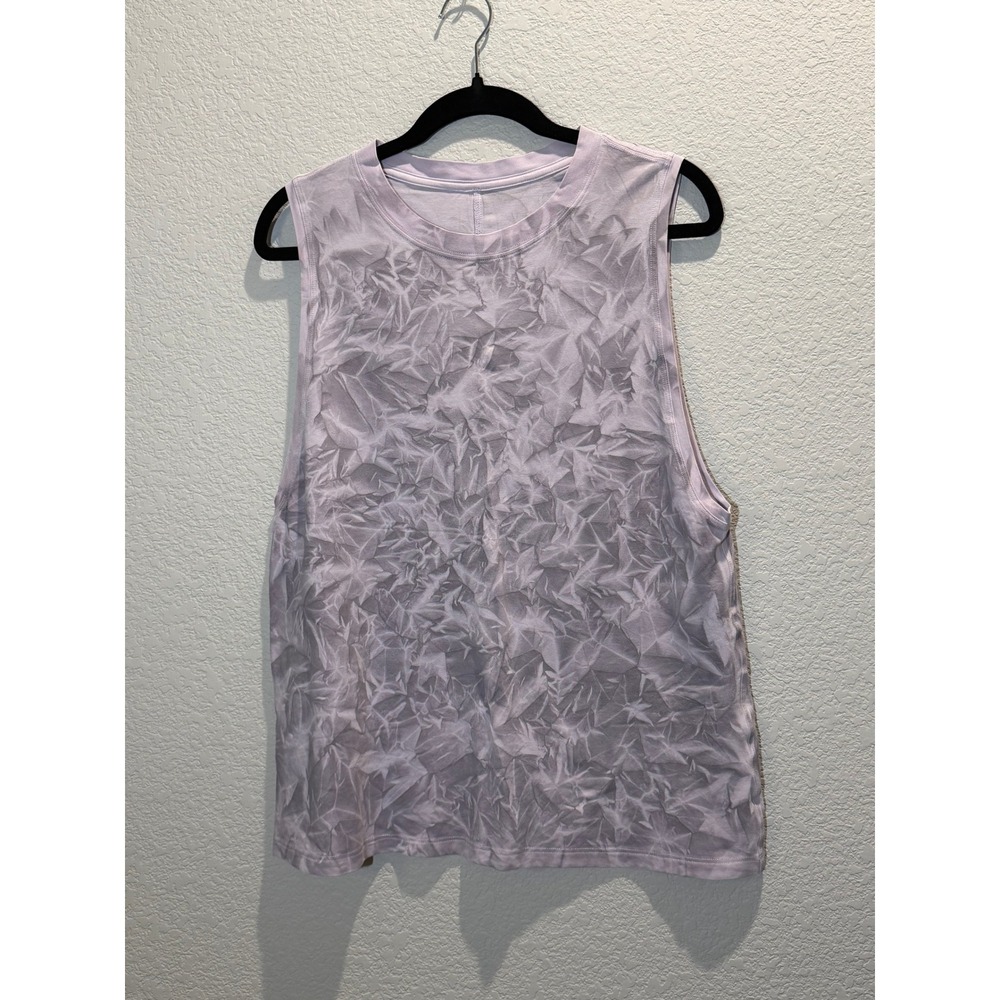 Lululemon Women Muscle Tank Lavender Tie Dye Purple Size 6 - Picture 1 of 8